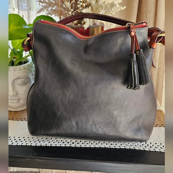 Dooney & Bourke Florentine Leather Mackenzie Bag - Picture 7 of 15